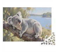 Koala Jigsaw 1000 Piece Sleep Decoration Puzzle for Adults And Kids Gift High Difficulty Game Challenging Puzzles 1000pcs (75x50cm)