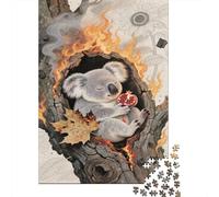 Koala Jigsaw 1000 Pieces Sleep Home Decoration for Adults And Kids Gift High Difficulty Game Challenging Puzzles 1000pcs (75x50cm)
