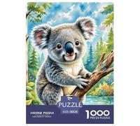 Koala Jigsaw Puzzle Adult And Children 1000 Jigsaws Beautifully Illustrated Fun Activity for Home Birthday Jumbo for Boys And Girls 38x26cm/1000pcs