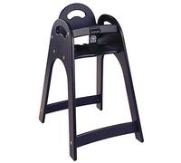 Koala Kare High Chair - Designer High Chairs for Babies and Toddlers (Black) - Curved Design, Space Saving, Travel Size Baby Chair - Feeding Baby High Chair