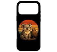 Koala Kiwi Retro Animal Friends Case for iPhone 17 Pro Max