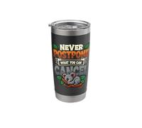 Koala Lover Lazy Humor Never Postpone What You Can Cancel Stainless Steel Insulated Tumbler
