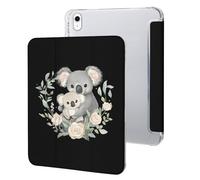 Koala Mama And Little Stylish Tri-fold Tablet Case Compatible with IPAD 10代 (10.9in) Anti-Scratch Covers with Pen Slot