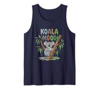 Koala Mood Cute Sleepy Koala Cartoon Vibes Tank Top