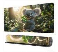 Koala Mouse Mat XXL 35.4x15.7x0.12 inch Large Gaming Mouse Pad Forest Desk Mat Stitched Edges, Washable Japanese Mousepad with Anti-Slip Rubber Base Computers Desk Pad for Laptop Office Decor,Model569