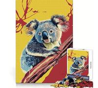 Koala on Branch Jigsaw 1000 Pieces for Adults Relax Game Stress Relief Fun Challenge Premium Gift (38x52cm)