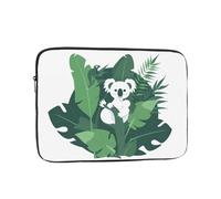 Koala On Branch Patterned Laptop Sleeve 13 Inch Shockproof for Slim Protective Notebook Computer Bag Briefcase