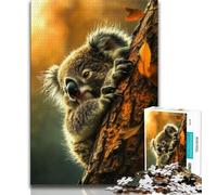 Koala on The Tree 1000 Piece Jigsaw Puzzle for Adults And Teenagers,Educational Games Home Decoration Deal As Gifts for The Whole Family (38x26cm)