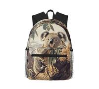 Koala on the Tree Print Lightweight Backpack for Women and Men Cute Travel Backpack with Shoulder Straps