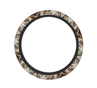 Koala on the Tree Print Steering Wheel Cover - Car Accessories, Black Steering Wheel Easy Install