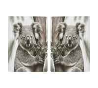 Koala Passport Holder Leather Passport Wallet Cover Case Passport Protective Cover Cute Passport Book Holder Slim Credit Card Holder Travel Accessories for Women Men