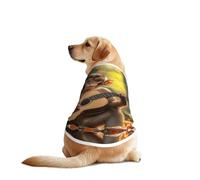 Koala Plays Guitar Dog Shirt Vest Dog Clothes- Breathable Cooling for Big Dogs, Sun Protection Comfort Wear for Golden Retriever, Husky, Alaska Outdoor Activities X-Large