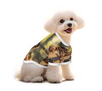 Koala Plays Guitar Dog T-Shirt Clothes Apparel Puppy Vest Pet and Elastic Tank Top Clothing, Dogs Cats Pullovers Cute Breathable Soft Large