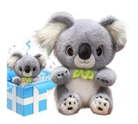 Koala Plush Toy,Cute Stuffed Koala Toy - Cuddly Dolls for Boys Children Travel Car Seat Home Nursery Bedroom Living Room Classroom Playroom