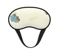 Koala Premium Eye Mask â€“ Soft Satin Sleep Mask with Full-Print Front Design, 100% Polyester Shade Eye Cover for Travel, Meditation, Yoga & Night Rest