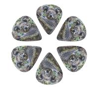 Koala Printed Guitar Picks -6 Pcs Guitar Picks Plectrum,Guitar Accessories,Electric Guitar Pick, Bass & Ukulele 0.96mm