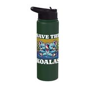 Koala Save The Koalas Stainless Steel Insulated Water Bottle