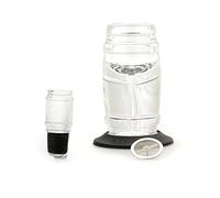 Koala Set Barrel Air-Wine Handle Aerator Pourer and Stopper, Stainless Steel, Multi-Color, 17x8x22 cm