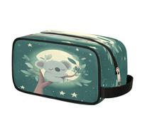 Koala Sleeping On The Tree Toiletry Bag Hanging Cosmetic Bag Portable Travel Makeup Bag Large Shaving Bag for Women Men