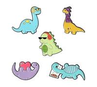 Koala Sloth Cat Ocean Heart - Cartoon Enamel Lapel Badge, Normal, Non-precious metal