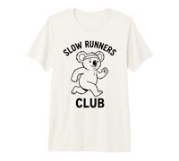 Koala Slow Runners Club Funny Jogging Graphic Premium T-Shirt