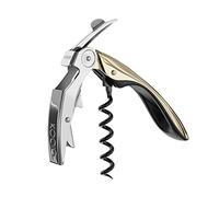 Koala Spain Two Time High Tech Corkscrew, Patented Automatic Tab, Chrome Gold, Hand Polished