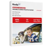 Koala Thick Woven Textured Double-sided Photo Paper 8.5X11 69LB 50sheets 260GSM Heavyweight Compatible with Inkjet and Laser Printer