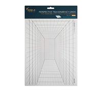 Koala Tools | Perspective Grid Transparency Sheets (Variety Pack of 4) - 8.5" x 11" | Overhead Projector and Light Box Transparencies - Tracing Film for Sketching & Drawing
