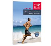 Koala Ultra Premium Photo Paper High Glossy 13x19 Inch Heavyweight 72lb for Inkjet Printer 50 Sheets