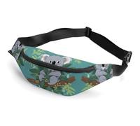 Koala Vine Cartoon Fanny Pack Fanny Packs for Women Men Waist Bag Mens Fanny Pack Womens Fanny Pack Fanny Pack Men Running Fanny Pack Small Fanny Packs for Women, style, 36*15cm