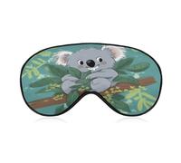 Koala Vine Cartoon Sleep Mask Eye Mask Eye Masks for Sleep Sleep Masks for Women Men Travel Eye Mask Adjustable Sleeping Mask Sleep Mask Blackout Cute Sleep Mask