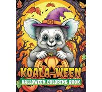 Koala-ween: Koala-themed Halloween coloring book , gifts for koala lovers