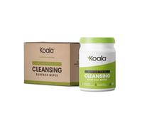 Koala Wipes - Antibacterial Cleansing Surface Wipes - 780 Wipes, Box of 6 Tubs | Kills 99.9% of Germs & Bacteria | 100% Biodegradable