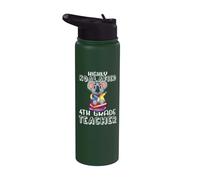 Koalafied 4th Grade Teacher Back to School Koala Bear Stainless Steel Insulated Water Bottle