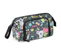 Koalas Dreamers Love Pencil Case Organizer Large Capacity Big Pencil Case Lightweight Pencil Case with Compartments for Teen High School Supplies