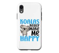 Koalas Make Me Happy You Not So Much Funny Koala Case for iPhone XR