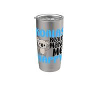 Koalas Make Me Happy You Not So Much Funny Koala Stainless Steel Insulated Tumbler