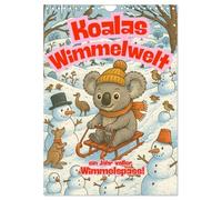 Koalas Wimmelwelt ein Jahr voller Wimmelspass! (Wandkalender 2026 DIN A4 hoch), CALVENDO Monatskalender: Der liebenswerte Koala erlebt jeden Monat ein ... Wimmelbildern, die Groß und Klein begeistern.
