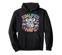 Koalified for Naps Cute Koala Pun Sleep Humor Pullover Hoodie