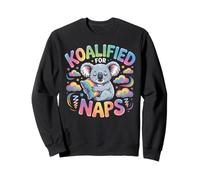 Koalified for Naps Cute Koala Pun Sleep Humor Sweatshirt