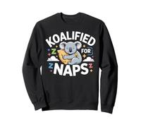 Koalified for Naps Cute Koala Pun Sleep Humor Sweatshirt