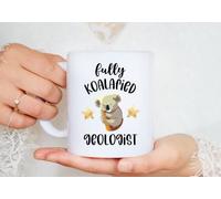 Koalified Geologist Mug, Funny Geology Gift, Rock Lover Coffee Cup, Graduation Present, Earth Science Drinkware (Mug)