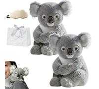 Koaly Emotional Healing On Demand, Ultra-Soft Lifelike Koala Plush with Realistic Movements Cozy Comfort, Endless Hugs Soothing Companion for All Ages (2Pcs)
