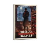 koanga Vintage Literary Posters Sherlock Holmes Poster Decorative Painting Canvas Wall Posters And Art Picture Print Modern Family Bedroom Decor Posters 12x18inch(30x45cm)
