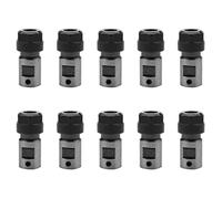 Koanhinn 10 x ER11 Collet Chuck Motor Shaft Extension Rod Spindle Collet Rotary Tools Holder Inside 8 mm for CNC Milling Boring Grinding