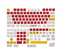 Koanhinn 138 Keys PBT Keycaps Cherry Dye Sublimation 2 Machine Keycap for MX Switches Mechanical Keyboard