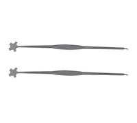 Koanhinn 2 Pieces Stainless Steel Violin Sound Post Setter Repair Tool Solid S Violin Parts Accessories