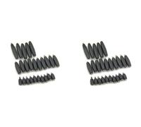 Koanhinn 2 x Saxophone Bakelite Wheels Clutch Shaft Suitable for Alto, Tenor Saxophone Key Part Bakelite Waves Rod Black