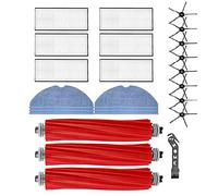 Koanhinn 24 Pieces Main Brush Side Brush Hepa Filter Wiping Cloth for S7 T7S T7S Plus Vacuum Cleaner Parts