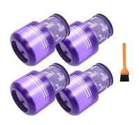 Koanhinn 4 Pieces Rear HEPA Filter Elements for V11 SV14 Battery Vacuum Cleaner Parts Accessories